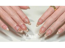 M.nail/チーク&マグネットフレンチ