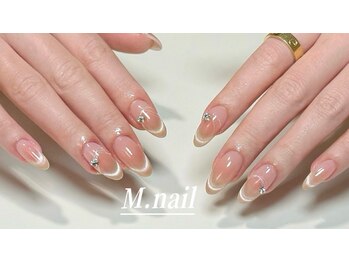 M.nail/チーク&マグネットフレンチ