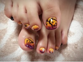 ハロウィンネイル♪