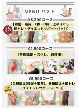 ヒューマン鍼灸接骨院/レギュラーメニュー