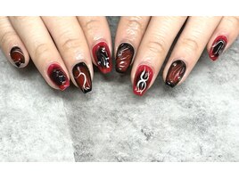 ブラック×レッド