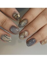 ヌア(nur.)/くすみブルーnuance