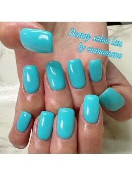 ラウ バイ マノマノ(lau by manomano)/ターコイズブルーワンカラー