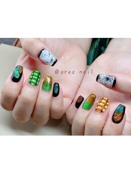 手描きアートが得意なサロン