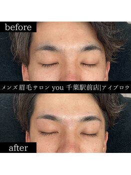 ユー 千葉駅前店(you)/メンズ眉毛/メンズ眉/千葉駅