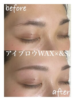 アンドエス(&S.)/結婚式参列前にアイブロウWAX
