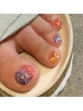 ジェリーボックス(jelly box)/花火とヨーヨーネイル