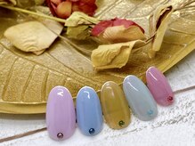 ラウンドアバウト(roundabout)/ニュアンスカラーネイル☆