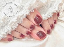 ネイルズガッシュトウキョウ 横浜西口店(NAILsGUSH TOKYO)/フットネイル/フラッシュラメ