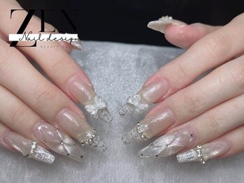 ゼン ネイル デザイン 池袋(ZEN NAIL DESIGN)/長さだしやり放題×つけ放題