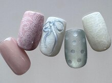 シューミーネイル(syu-mii nail)の雰囲気（Office Designはマグを使った淡い色合いのデザインが豊富）