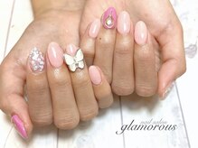 ネイルグラマラス 西新井店/《パラジェル》春カラー ピンク