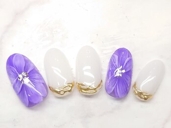 ネイルプラータ(Nail Plata)/フラワーネイル　【8780】