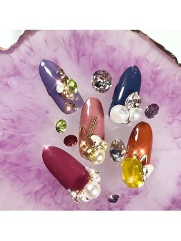 アジュールネイル 宝塚店(AzurNail)の写真/カラーの種類が豊富でお客様の理想のカラーがきっと見つかる☆オフ無料でお得な価格帯で施術可能です◎