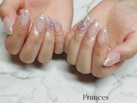 ユニコーングラデ×蝶々パーツ