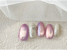 リベレ(LIBELLE)/オ-ロラパープル/バタフライnail