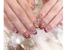プリュネブランシュネイル(Prune Blanche Nail)/パーツ付け放題！