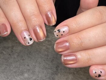 大人ハートネイル♪