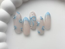 フラワーネイル/8000円