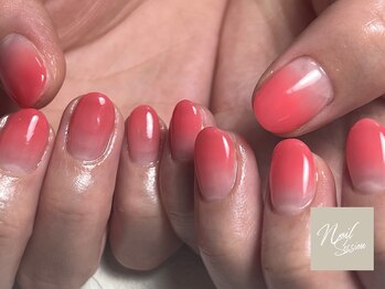 ネイルセッション(nail session)/春ピンクちゅるんグラデ