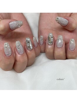 コロレ(colore')/キラキラ埋め尽くしネイル