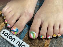 サロンニコ(Salon nico)の雰囲気（ガッツリアートで個性的なデザインもご用意してあります！）