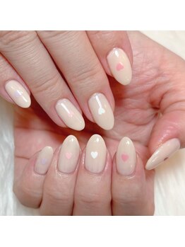 エクラ(E'clat)/ワンカラー＋ハートシール