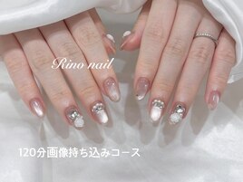 儚げネイル　70624