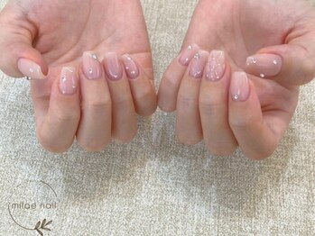 ミレネイル(milae nail)の写真/丁寧な接客・自爪に優しい施術の為、初めての方にもおすすめ◎シンプル～デザインまで幅広く対応できます♪