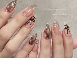 チェックネイル