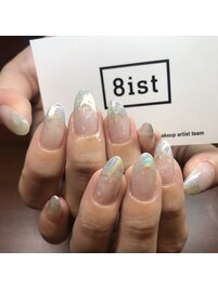 ラメグラデーションネイル[新宿]