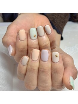 アイリッシュネイル 久屋大通店(Irish Nail)/パステルワンカラー