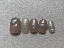 カラネイル 南森町店(calla nail)/オーロラとマグネットのぷっくり
