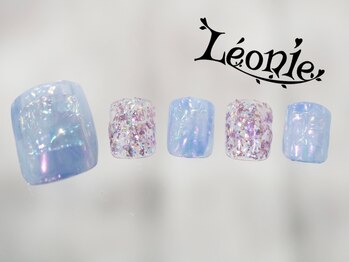 レオニー(Leonie)/オーロラキラキラネイル☆