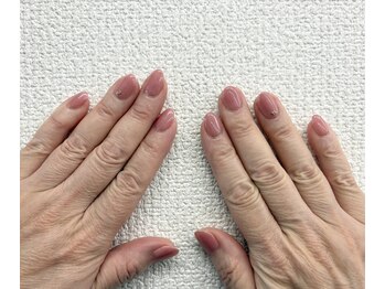 ネイルサロン エーナイン 札幌月寒店/ラメ入りワンカラー