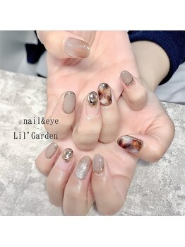 リルガーデン 新宿南口(Lil' Garden)/大人べっこう×マグネットネイル