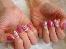 ネイルズ ヴィヴィアン(Nail's Vivienne)/ツイード柄ネイル