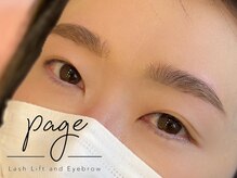 ペイジ(page)/眉毛スタイリング