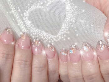 ハッピービューティー(Happy Beauty)/ラメフレンチ