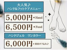 トータルビューティーサロン デザイン/フットハンドケアメニュー