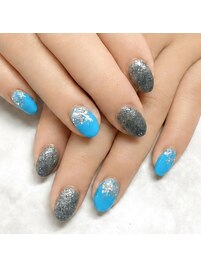 ブルー×グレー★大人モード