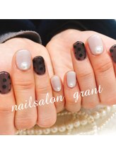 グラント(NAIL SALON&SCHOOL grant)/シースルーネイル