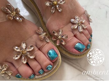 ネイルスタジオ アンビエント 表町店(Nail Studio ambient)/ミラーネイル