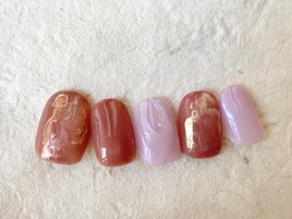 水彩ピンクニュアンス¥7200