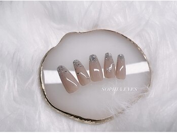 リボンラメグラデーション