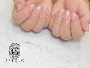 桜色のナチュラルネイル！