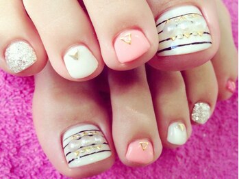 ネイルサロン ティディ(TIDY)/カジュアルボーダー