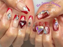 アン ジョーヌドラゴ/【自爪ネイル】赤色ネイル