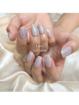 オーロラミラーネイル