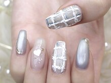 アイビー(Aivy)/凹凸チェックネイル